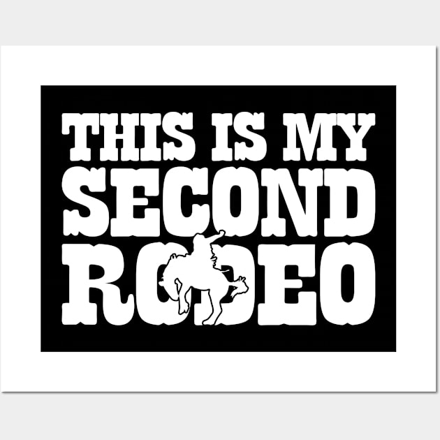 This Is My Second Rodeo Wall Art by Emma